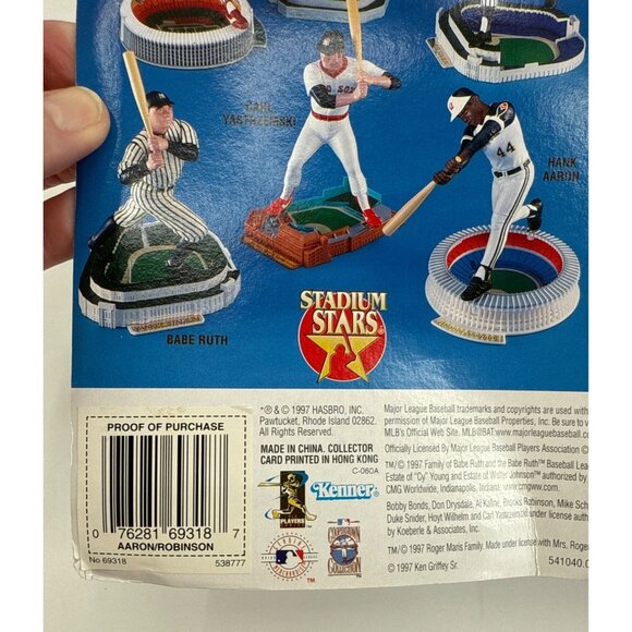 Starting Lineup Classic Doubles 1997 Edition Hank Aaron & Jackie Robinson - Picture 6 of 6